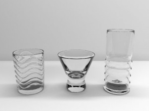 glassware collection 3D Model