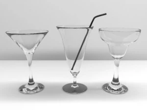 collezione di vetreria Modello 3D