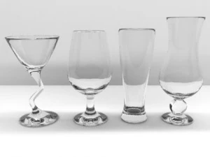 collezione di vetreria Modello 3D