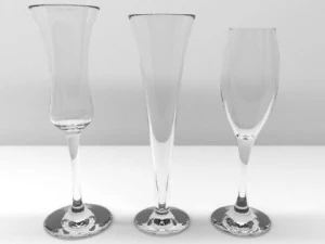 collezione di vetreria Modello 3D