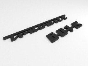 trabant rear emblem 3D Model