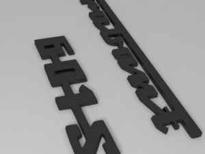 trabant rear emblem 3D Model
