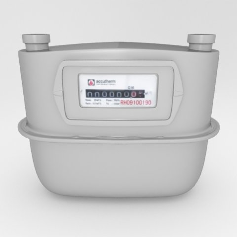 gasmeter 3D Model .c4d .max .obj .3ds .fbx .stl .blend 