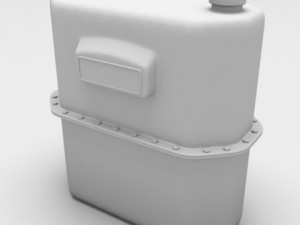 gas meter angular 3D Model