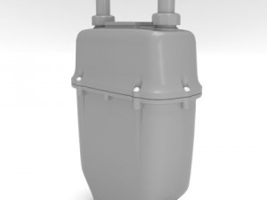 vintage gasmeter Model 3D