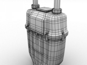 vintage gasmeter Model 3D