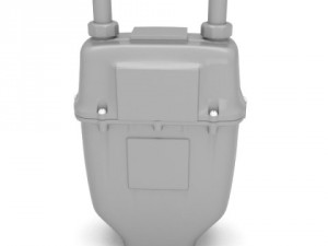 vintage gasmeter Model 3D