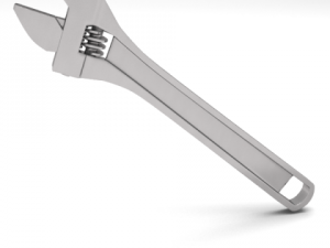 adjustable spanner 3D Model