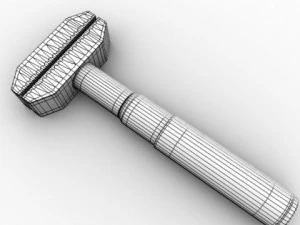 french key 3D Model