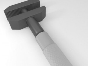 french key Model 3D