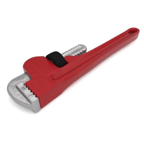 american pipewrench Model 3D .c4d .max .obj .3ds .fbx .stl .blend 