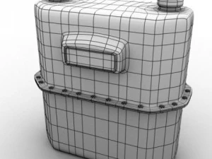 gas meter collection 3D Model