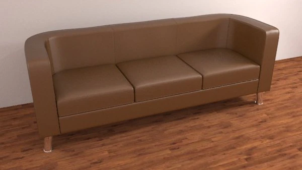 leather sofa 3D Model .c4d .max .obj .3ds .fbx .stl .blend