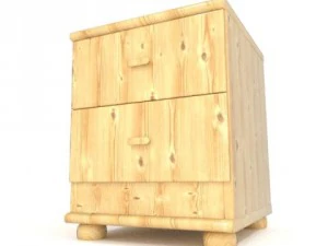 pinewood bedside small 3D Model