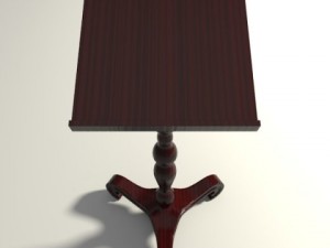 wooden bookstand Modelo 3D