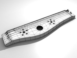 zither 3D Model
