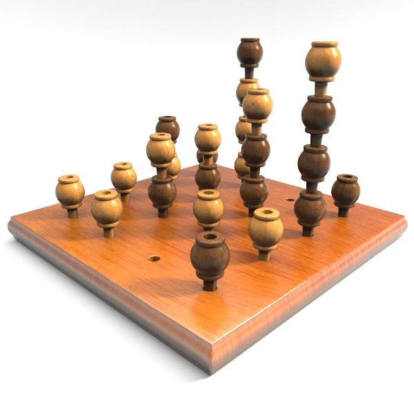 gomoku 3d 3D Model .c4d .max .obj .3ds .fbx .stl .blend 