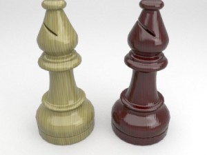 staunton chess set 3D Модель