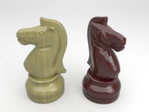 staunton chess set 3D Model