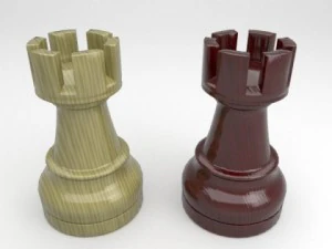 staunton chess set 3D Model