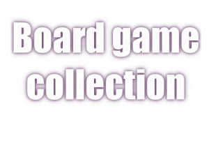 board game collection 3D Model