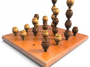 board game collection 3D Model
