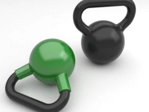 kettlebell set 3D Model