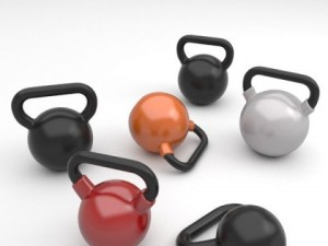 kettlebell set Modèle 3D