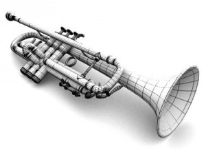 trumpet Model 3D