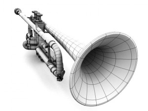 trumpet Model 3D