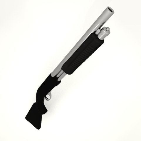 shutgun 3D Model .c4d .max .obj .3ds .fbx .stl .blend 