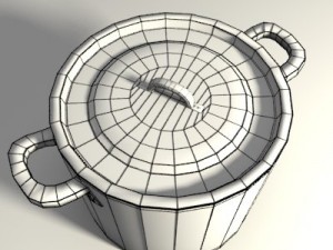 pots and pans set Model 3D