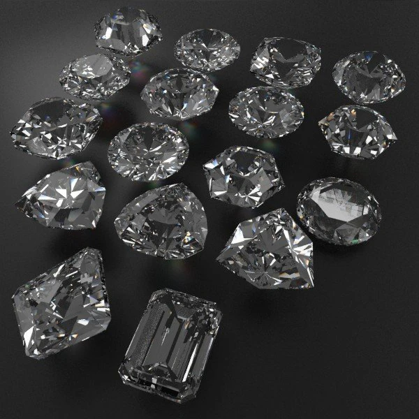 special cut gem collection 3D Model .c4d .max .obj .3ds .fbx .stl .blend 