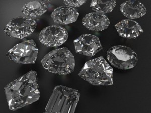 special cut gem collection 3D Модель