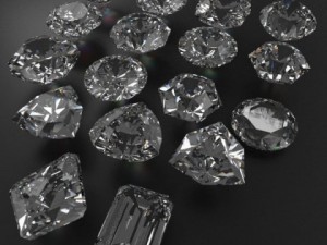 special cut gem collection 3D Model