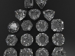 special cut gem collection Modelo 3D