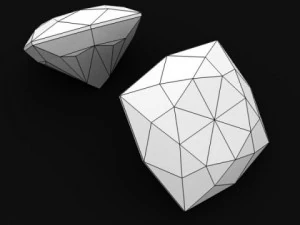 special cut gem collection 3D Model