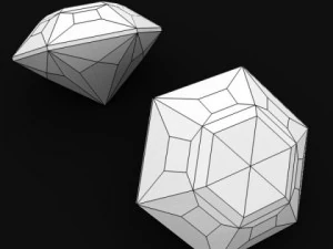 special cut gem collection 3D Model