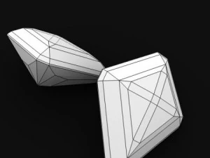 special cut gem collection 3D Model