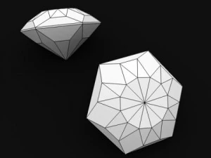 special cut gem collection 3D Model