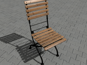 garden furniture set 3D Модель