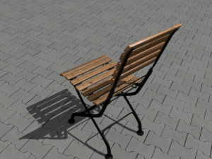 garden furniture set 3D Модель