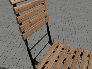 garden furniture set 3D Модель