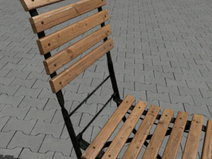 garden furniture set 3D Model