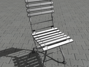 garden furniture set 3D Модель