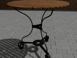 garden furniture set 3D Model