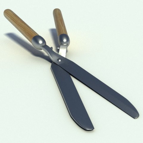 hedge clippers Modèle 3D .c4d .max .obj .3ds .fbx .stl .blend 