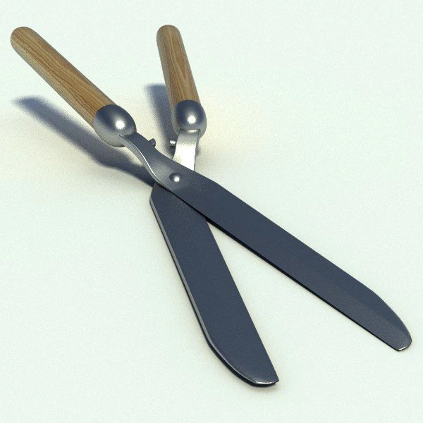 hedge clippers 3D Model .c4d .max .obj .3ds .fbx .stl .blend 