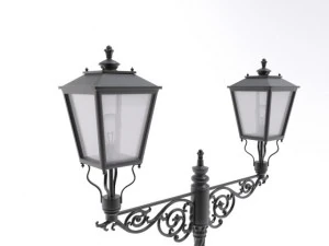 cast iron street lamps 2 3D Model