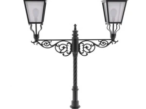 cast iron street lamps 2 3D Model